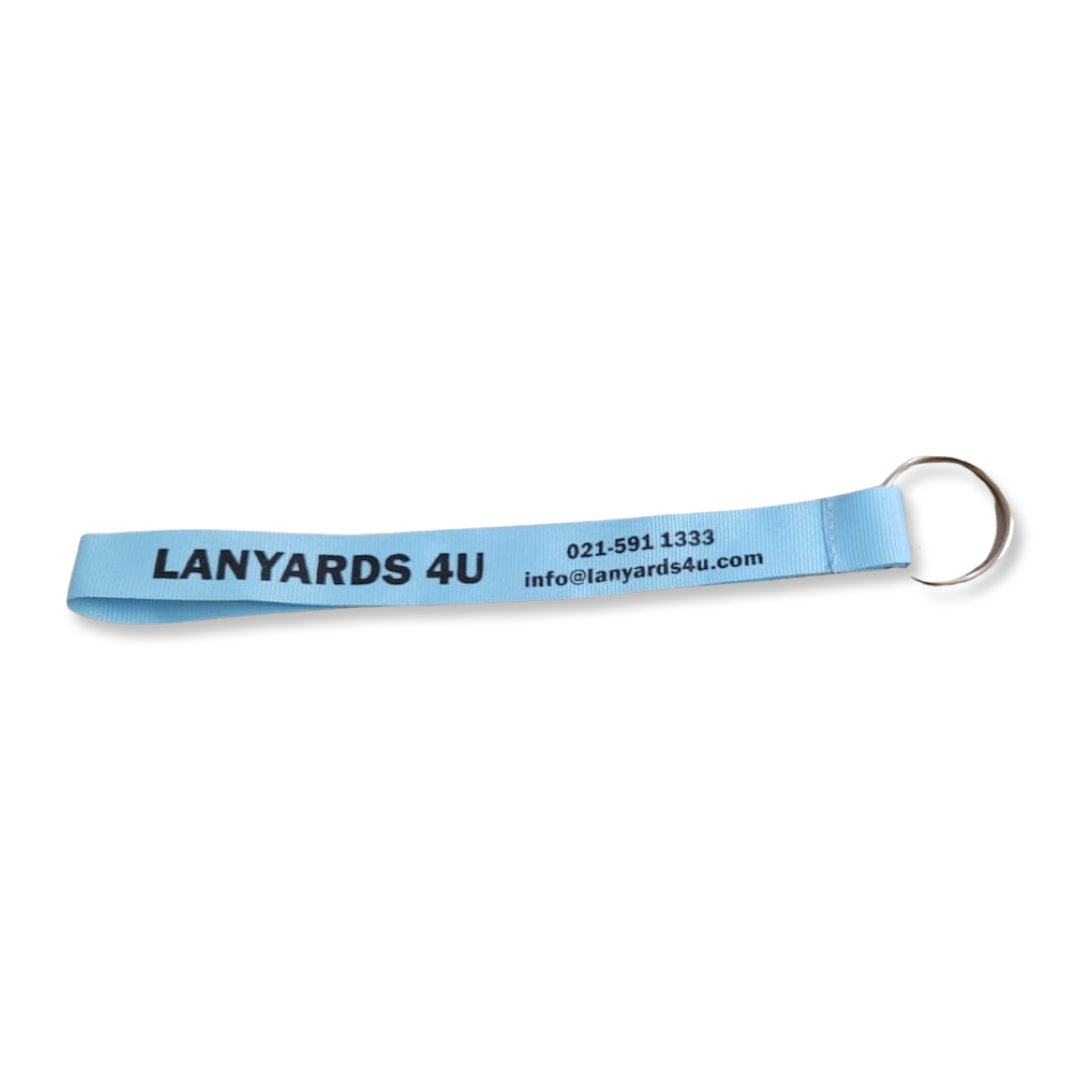 Wrist strap with split ring